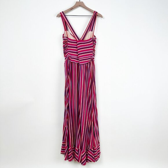 Anthropologie Maeve Gabriela Ruffled Midi Maxi Dress Sundress Barbie Sun Summer - Picture 12 of 15